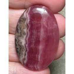 Oval 40x26mm Cobalt Calcite with Dolomite Cabochon 49